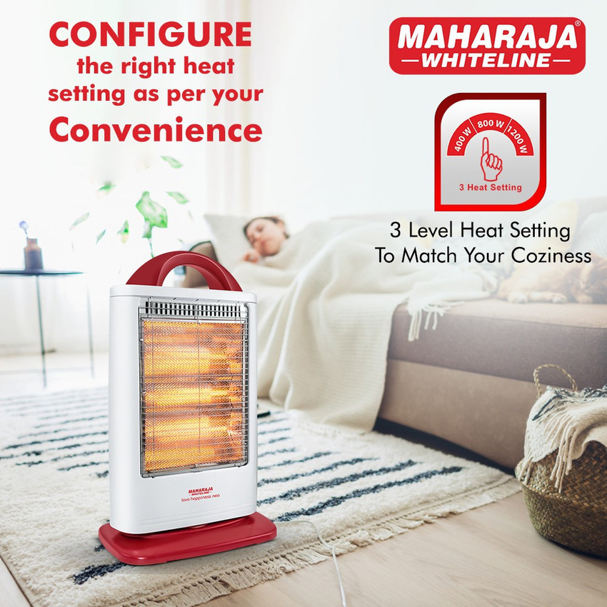 MAHARAJA WHITELINE RH-123 Lava Happiness Neo Halogen Room Heater Price in  India - Buy MAHARAJA WHITELINE RH-123 Lava Happiness Neo Halogen Room Heater  online at Flipkart.com