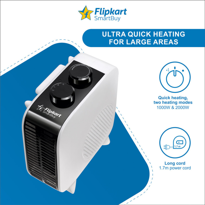 Flipkart SmartBuy Insta-Hot Fan Room Heater Price in India - Buy Flipkart  SmartBuy Insta-Hot Fan Room Heater online at Flipkart.com