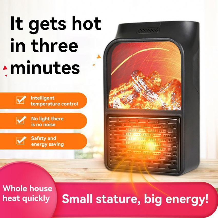 WunderVoX Mini electric home wall mount flame heater with remote  control-X20 Mini electric home wall mount flame heater with remote control  Fan Room Heater Price in India - Buy WunderVoX Mini electric