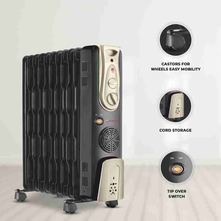 Singer OFR 13 Fin 2900 Watts Oil Filled PTC Fan Room Heater Fan Room Heater  Price in India - Buy Singer OFR 13 Fin 2900 Watts Oil Filled PTC Fan Room  Heater