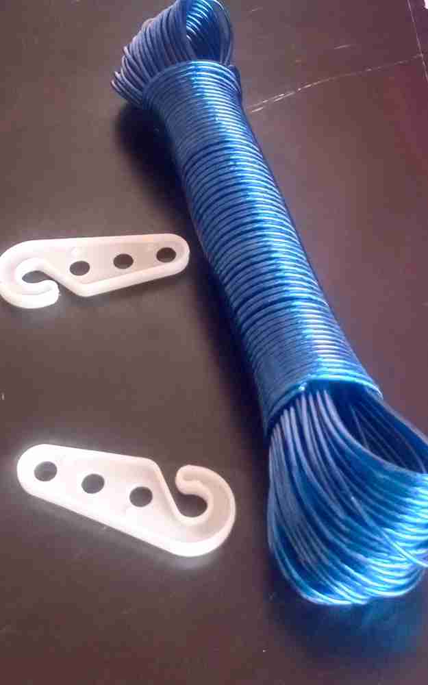 Mayan Unbreakable Aluminum Wire Rope for Clothes Drying Navy Blue Navy Blue Buy Mayan Unbreakable Aluminum Wire Rope for Clothes Drying Navy Blue Navy Blue Online at Best Prices in India