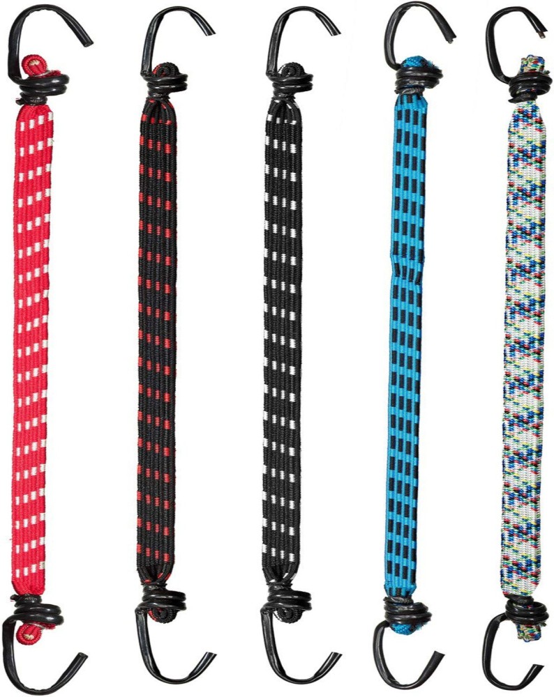 Mannat Bike,Bicycle & Luggage Flexible Elastic Rope with Hooks(Length:2m, Diameter:10mm) Multicolor - Buy Mannat Bike,Bicycle & Luggage Flexible  Elastic Rope with Hooks(Length:2m,Diameter:10mm) Multicolor Online at Best  Prices in India - Sports & Fitness