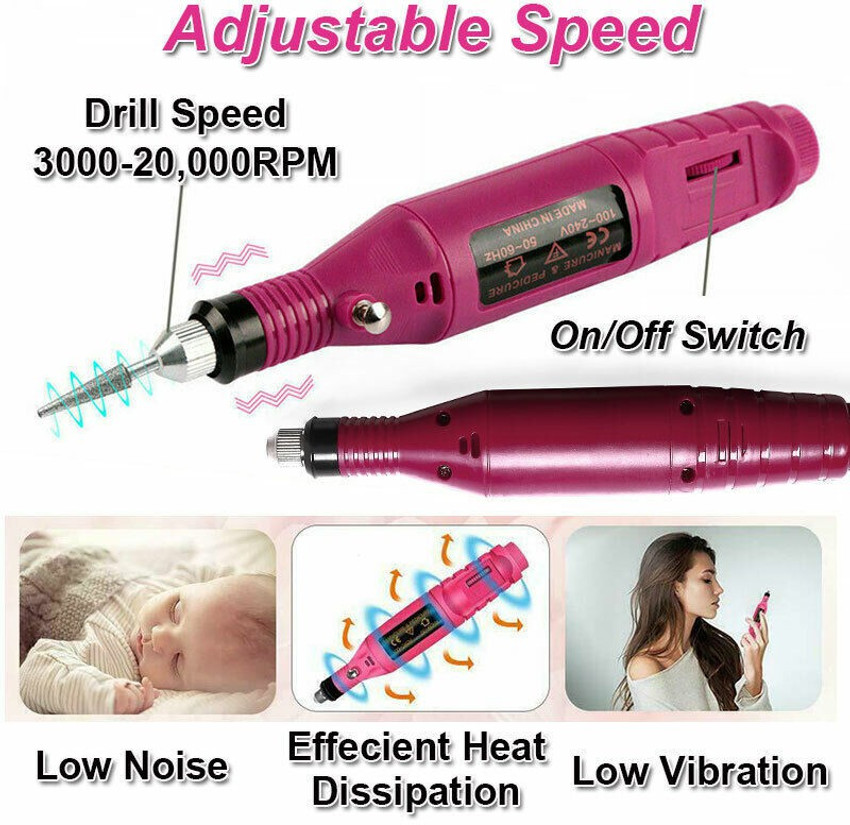 DKY TOOLS 20000 RPM Professional Electric Nail Drill Machine Nail