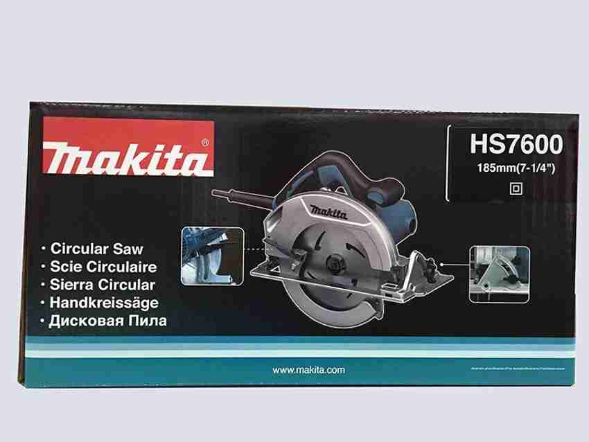 MAKITA HS7600 Powerful 1 200 Watt 185 mm Blade Diameter Circular Saw With Single Action Lever For Quick Adjustment Of Cutting Depth Rotary Tool Price in India Buy MAKITA HS7600 Powerful 1 200