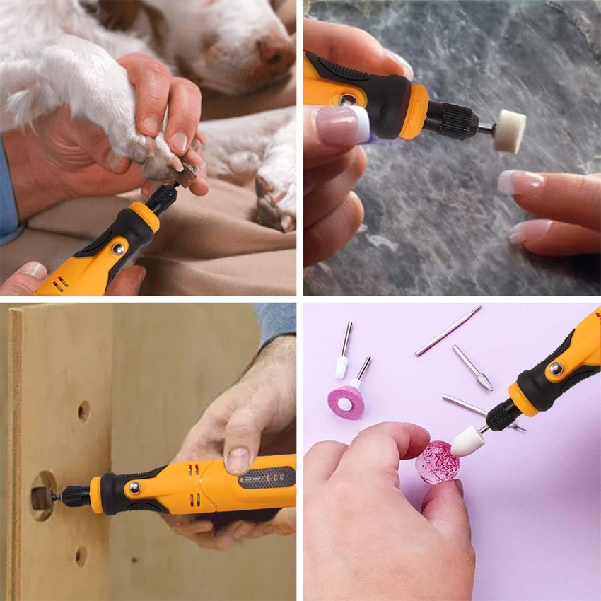 Mini cordless shop rotary tool