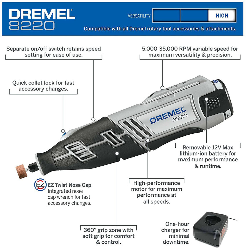 Dremel 8220 chuck discount
