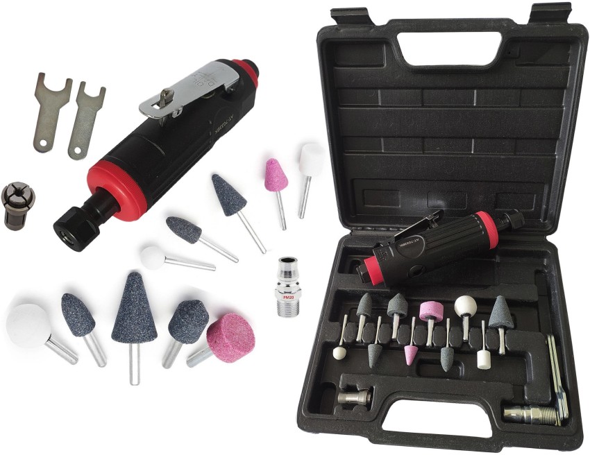 15pcs 1/8 1/4in Air Hand Die Grinder Rotary Tool Set Grinding