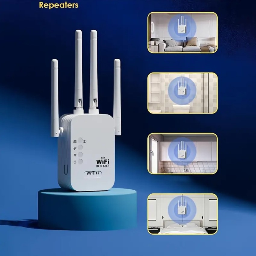 Buy Melbon Wifi Range Extender Router to Enhance coverage & Signal  Strength, Wireless Signal Booster & Repeater with compact wall plug Design  & LAN Port Online at Best Prices in India 