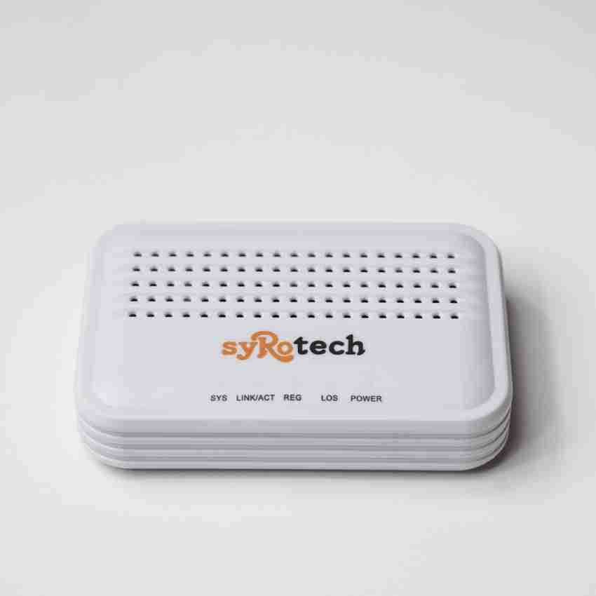 XPON (EPON + GPON) ONU Modem for Fiber Broadband Connection | 1024 Mbps Wireless Router Syrotech : Flipkart.com
