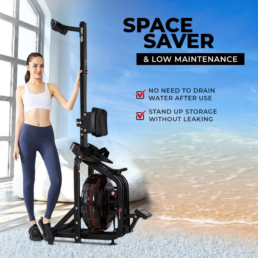 Rowing machine stand discount up