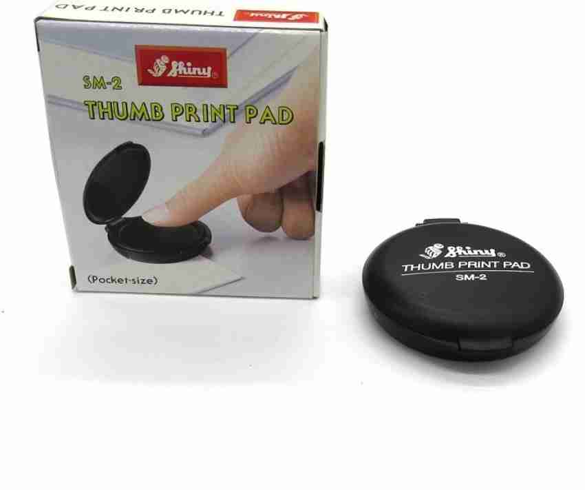 SHINY SM-2 Finger and Thumb Print Ink Pad Stamp Pad Price in India - Buy  SHINY SM-2 Finger and Thumb Print Ink Pad Stamp Pad online at
