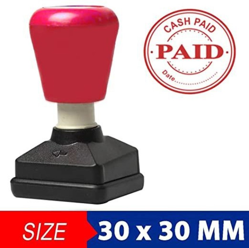 LRK Round CASH PAID Black Ink Stamp Self Ink Rubber Stamp 25 mm Round Price  in India - Buy LRK Round CASH PAID Black Ink Stamp Self Ink Rubber Stamp 25  mm