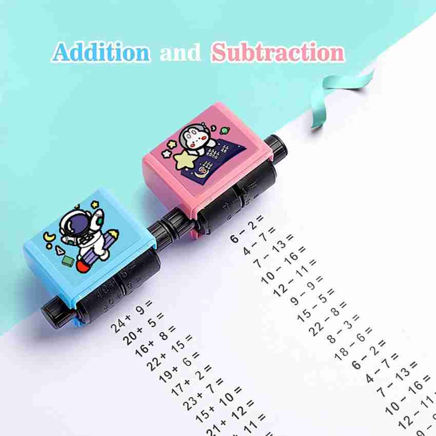 FASHIONYOURSTYLE Addition and Subtraction Teaching Stamps for Kids,Roller  Teaching Stamp,Math STAMP ROLLER Price in India - Buy FASHIONYOURSTYLE  Addition and Subtraction Teaching Stamps for Kids,Roller Teaching  Stamp,Math STAMP ROLLER online at
