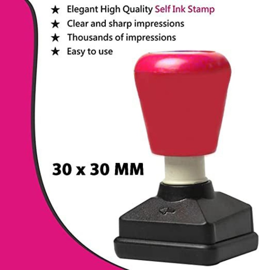 Elegant Self Pri Customized Ink Rubber Stamp (Flash Rubber Stamp