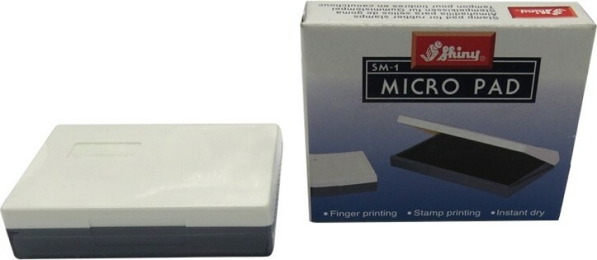 Shiny SM-2B Finger and Thumb Print Ink Pad 1 9/16 Round (Rub Clean)