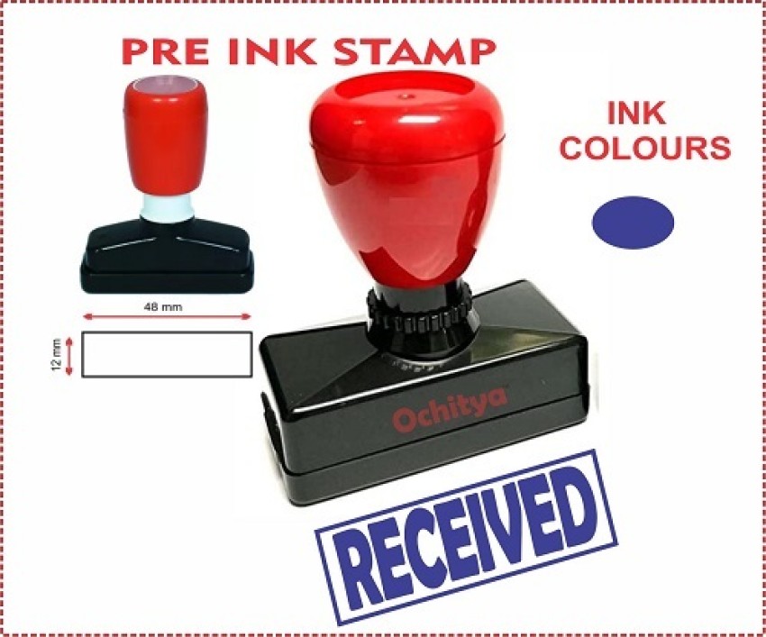 Ochitya PRE INK STAMP BLUE INK STAMP Price in India Buy