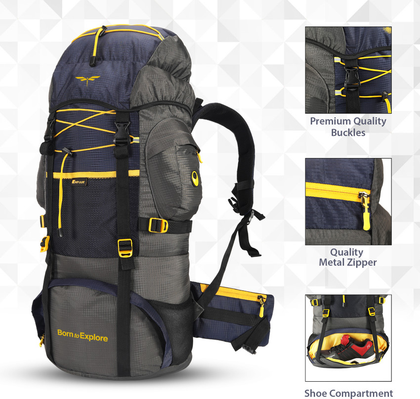 IMPULSE travel bag for men tourist backpack for hiking trekking