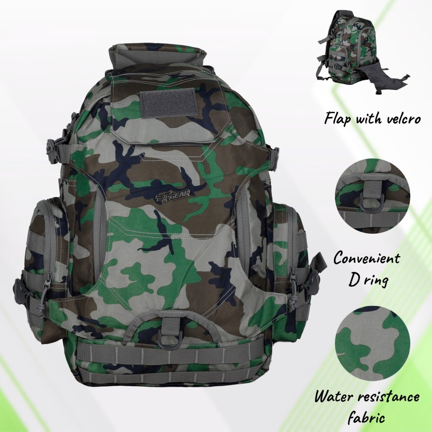 Camouflage rucksack top