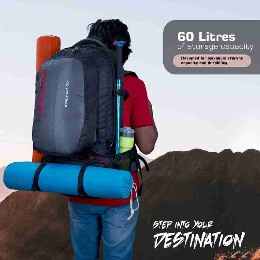 Rucksack with detachable online daypack