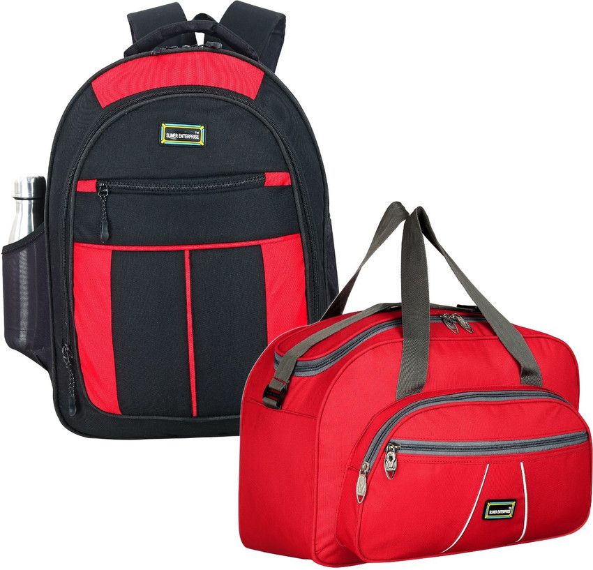 Sliner Good Quality 40 Ltr Rucksack Backpack Wtih 40L Duffle Bag Combo Pack OF 2 Rucksack 40 L MUlticolor Price in India Flipkart