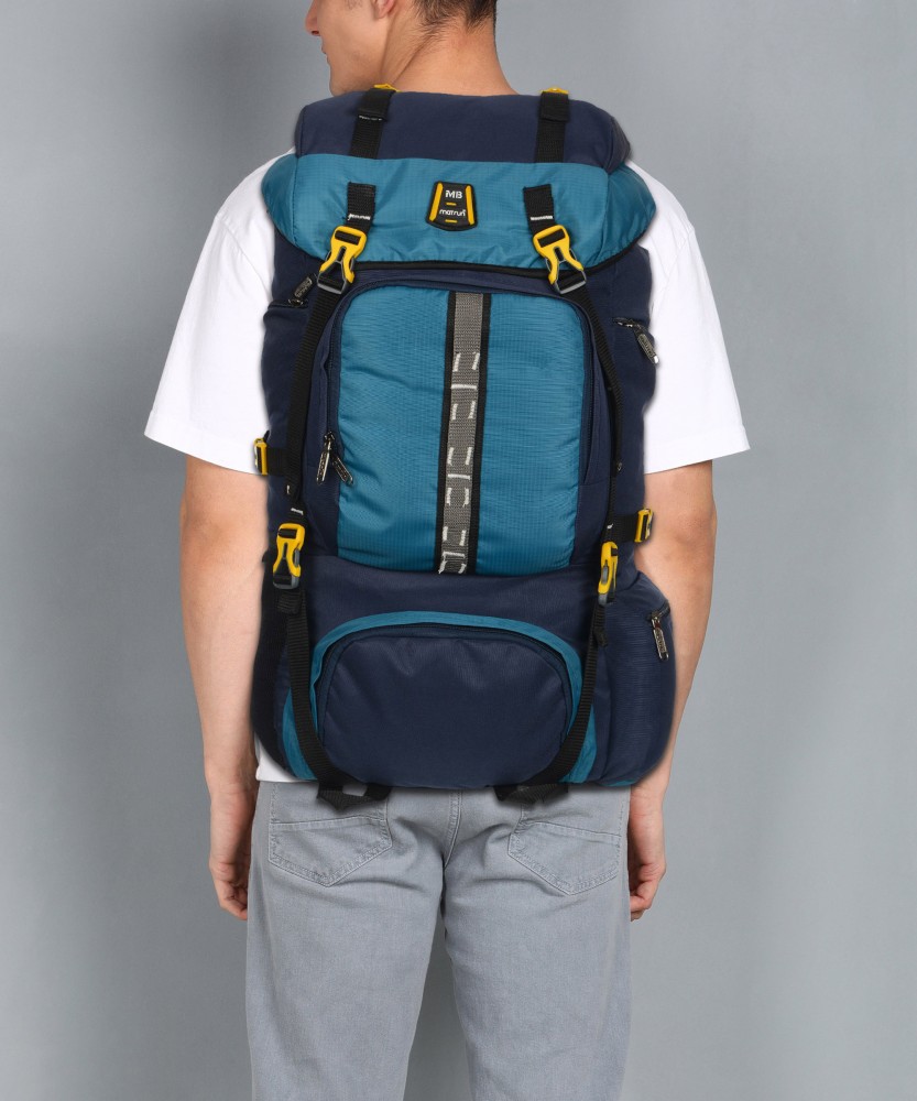 Matsun Travel bag Trekking bag Mountaineering bag Rucksack 90 L Blue Price in India Flipkart