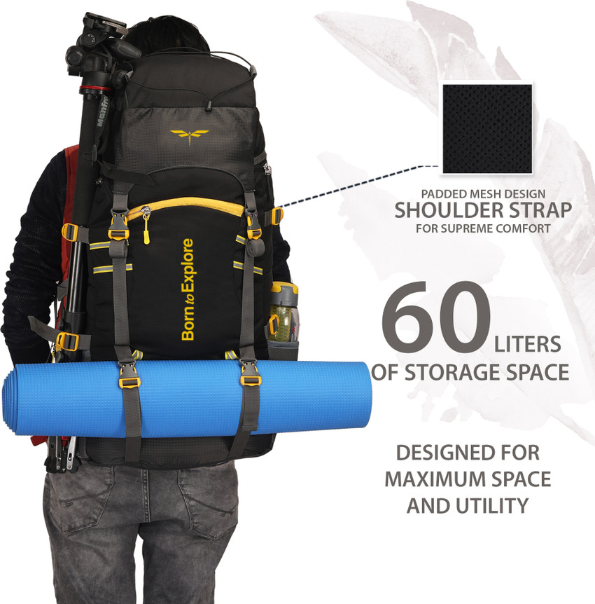 IMPULSE Travel bag for men tourist backpack for hiking trekking