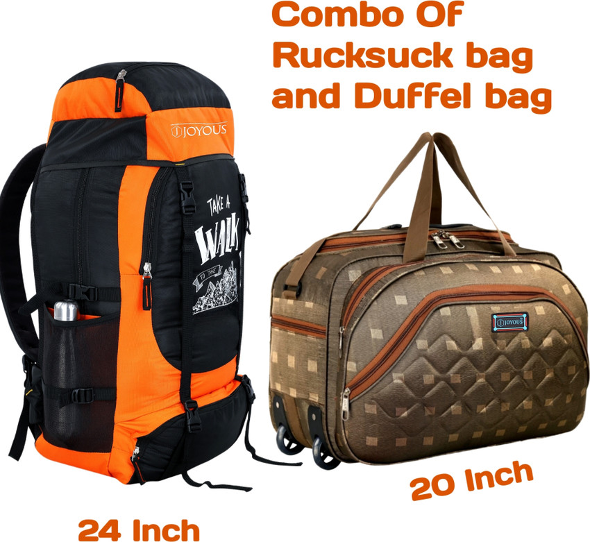 Backpack top duffel combo