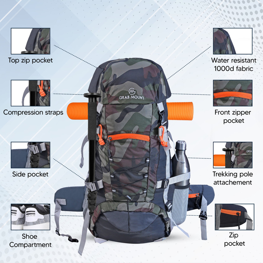 Travel backpack 70 liters on sale