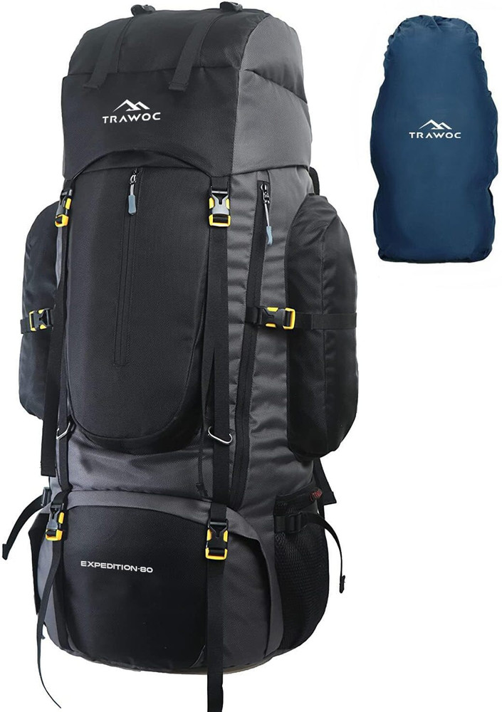 TRAWOC Travel Backpack for Outdoor Sport Camp Hiking Trekking Bag Camping Rucksack 80 L