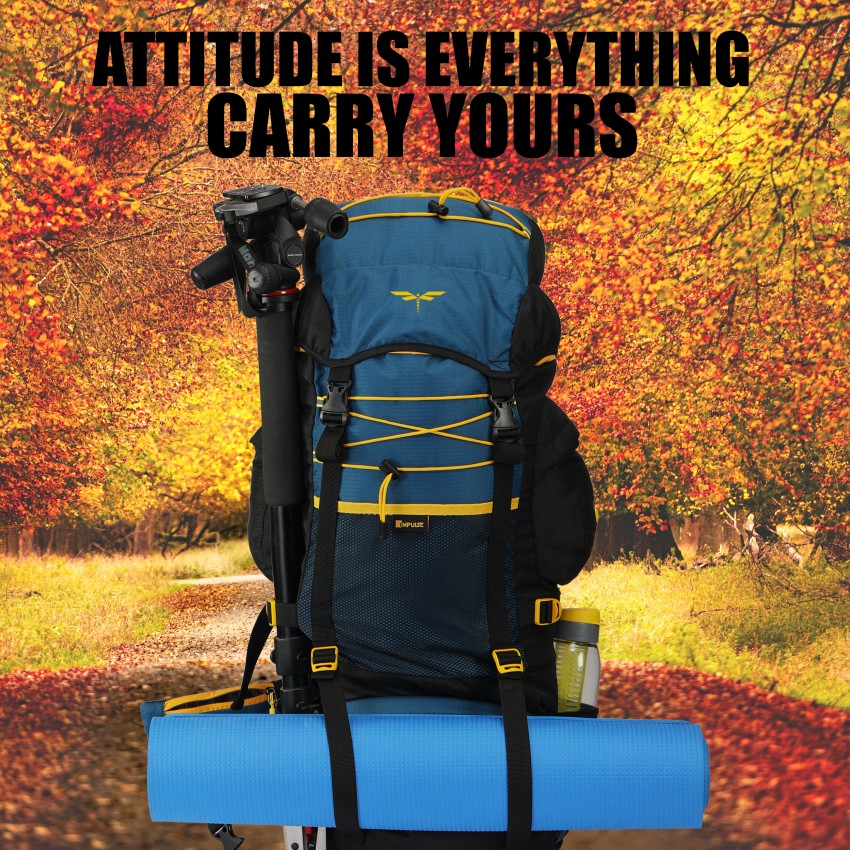 IMPULSE Rucksack bag travel bag for men tourist bag backpack for hiking  trekking camping Rucksack  75 L Blue  Price in India  Flipkartcom