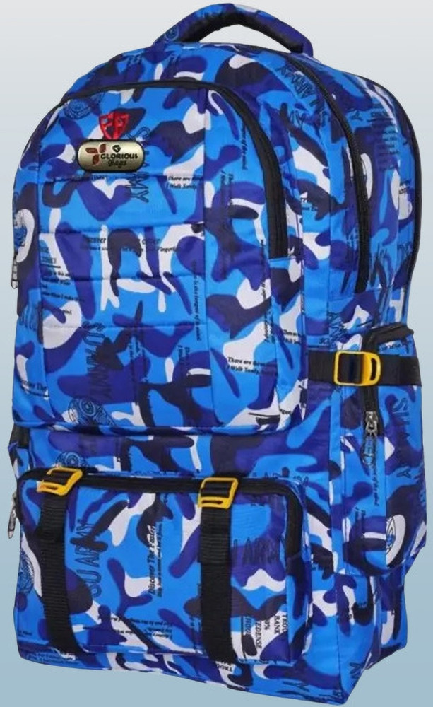 GB Glorious Best Quality Rucksack Bag for Hiking Mountaining Traveling Miletry Blue Rucksack 90 L Miletry Blue Price in India Flipkart