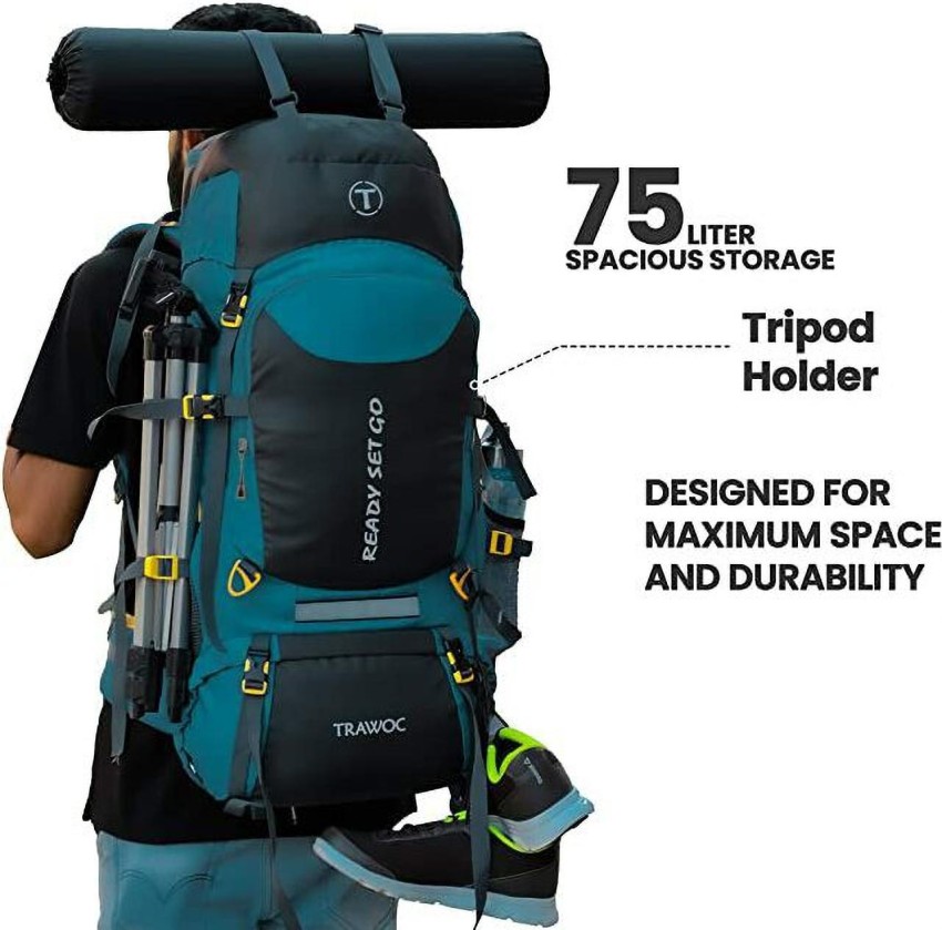 Trawoc Travel Backpack 60Ltr  Camping Trekking  Hiking Bag  TRAWOC