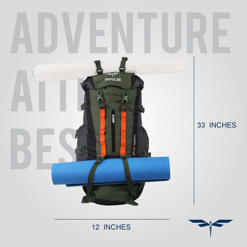 IMPULSE Thames P 85 Litres Orange Rucksack 85 L orange Price in India Flipkart