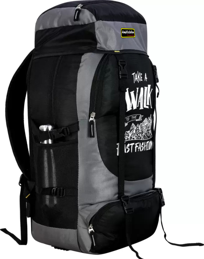 Amicoleben Pro Hiking Bags Backpack 70L Large For Mountain Tracking and Trip Guys Rucksack 70 L