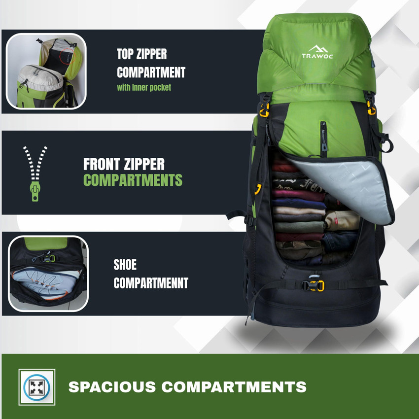 Trawoc 60l travel backpack hot sale