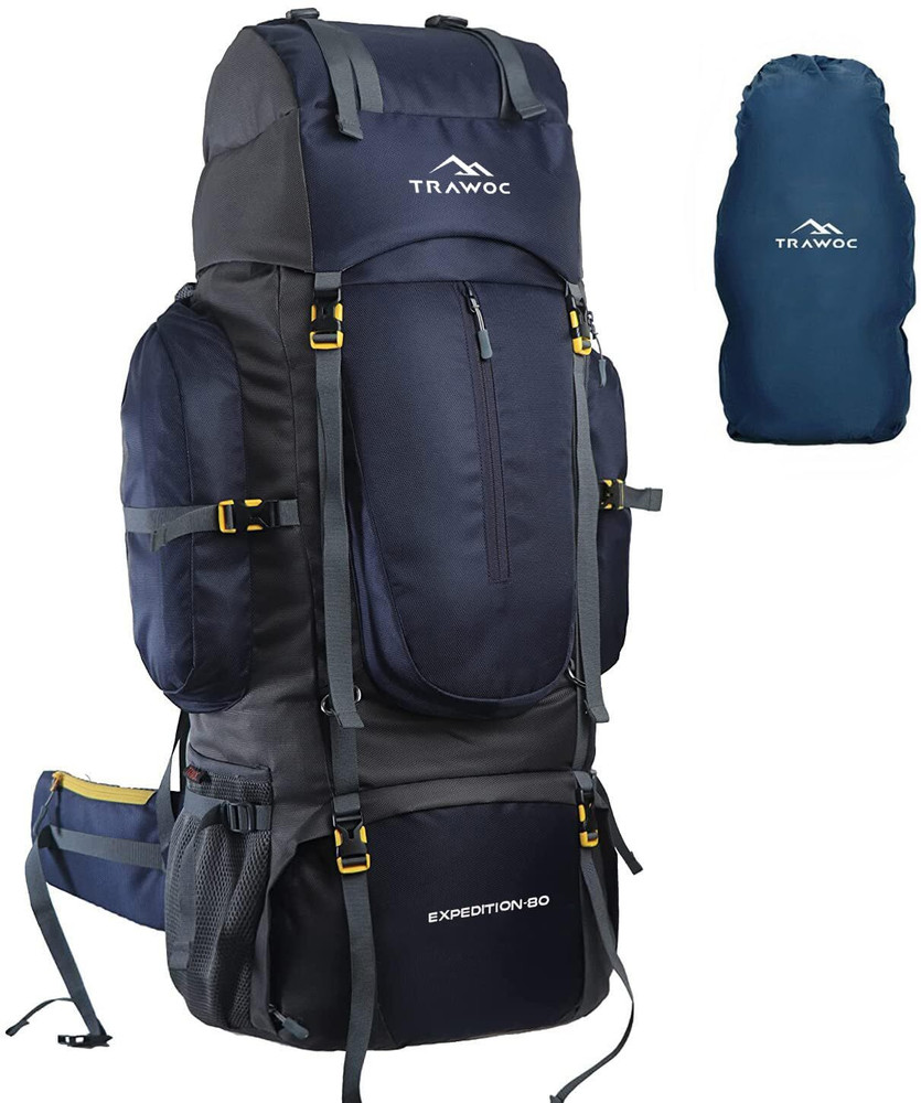 TRAWOC 80L Travel Backpack for Outdoor Sport Camp Hiking Trekking