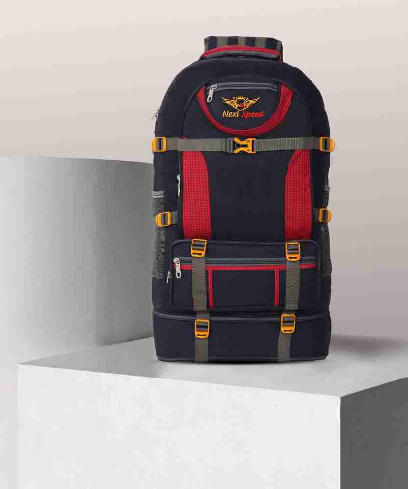 NEXTSPEED Travel Bags Men Next Speed 65 L Luggage Bag Trekking Hiking Rucksack 65 L Blue Red Price in India Flipkart