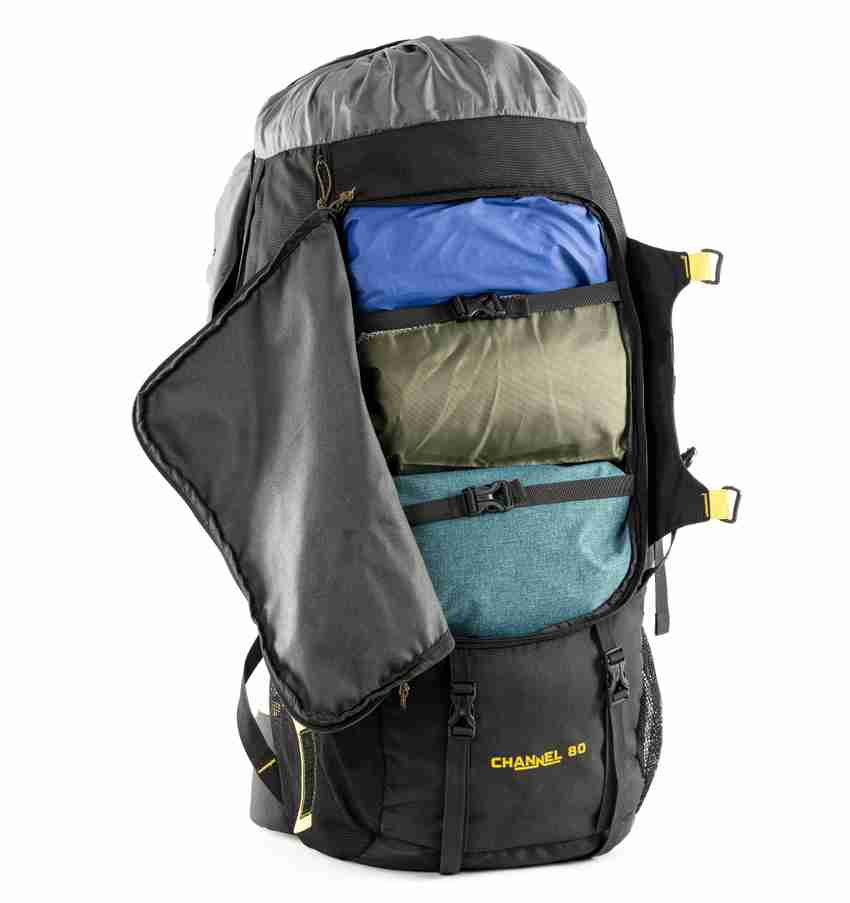 Front opening rucksack store