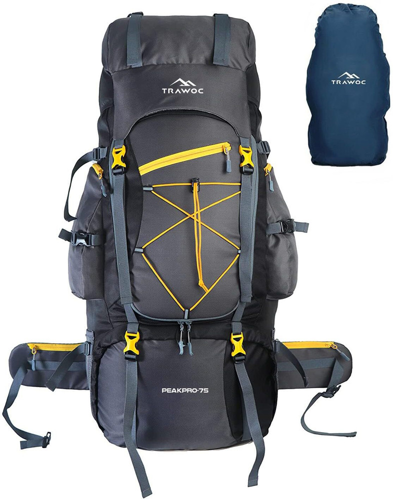 TRAWOC 75L Travel Backpack for Outdoor Sport Camp Hiking Trekking