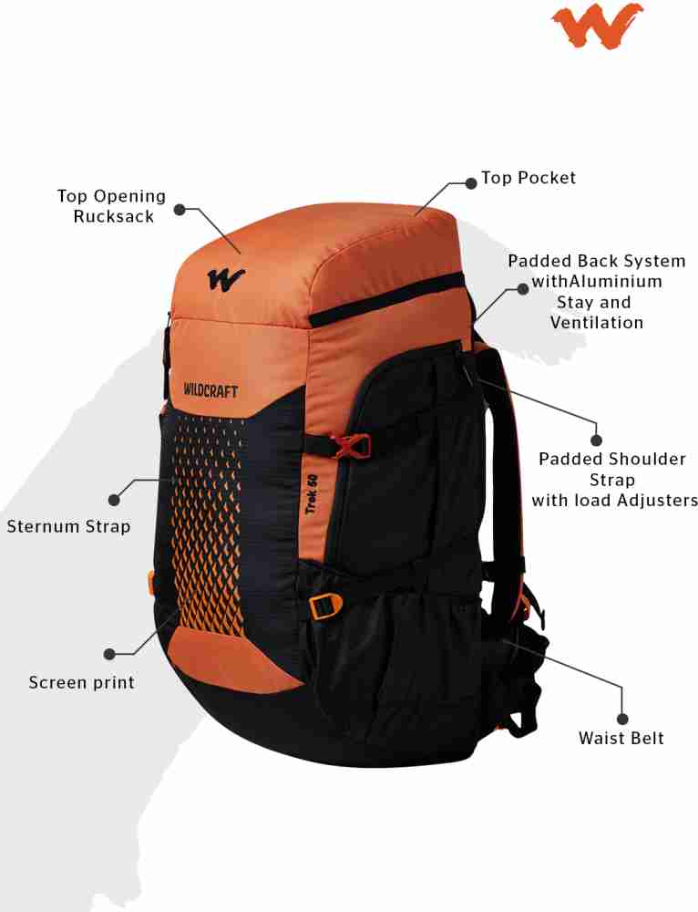 Wildcraft 2025 rucksack 50l