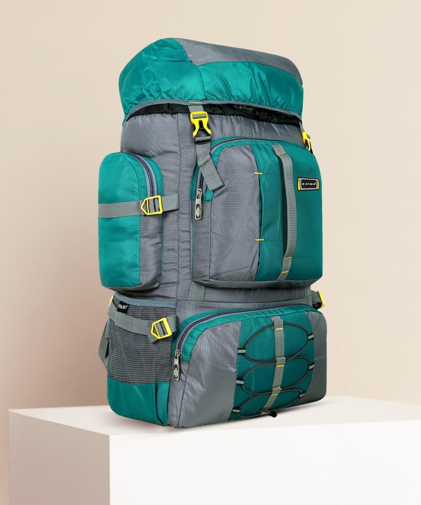 HouseOfCommon Tracking Shoulder Rucksack Bag Rucksack 70 L GREEN GRAY Price in India Flipkart