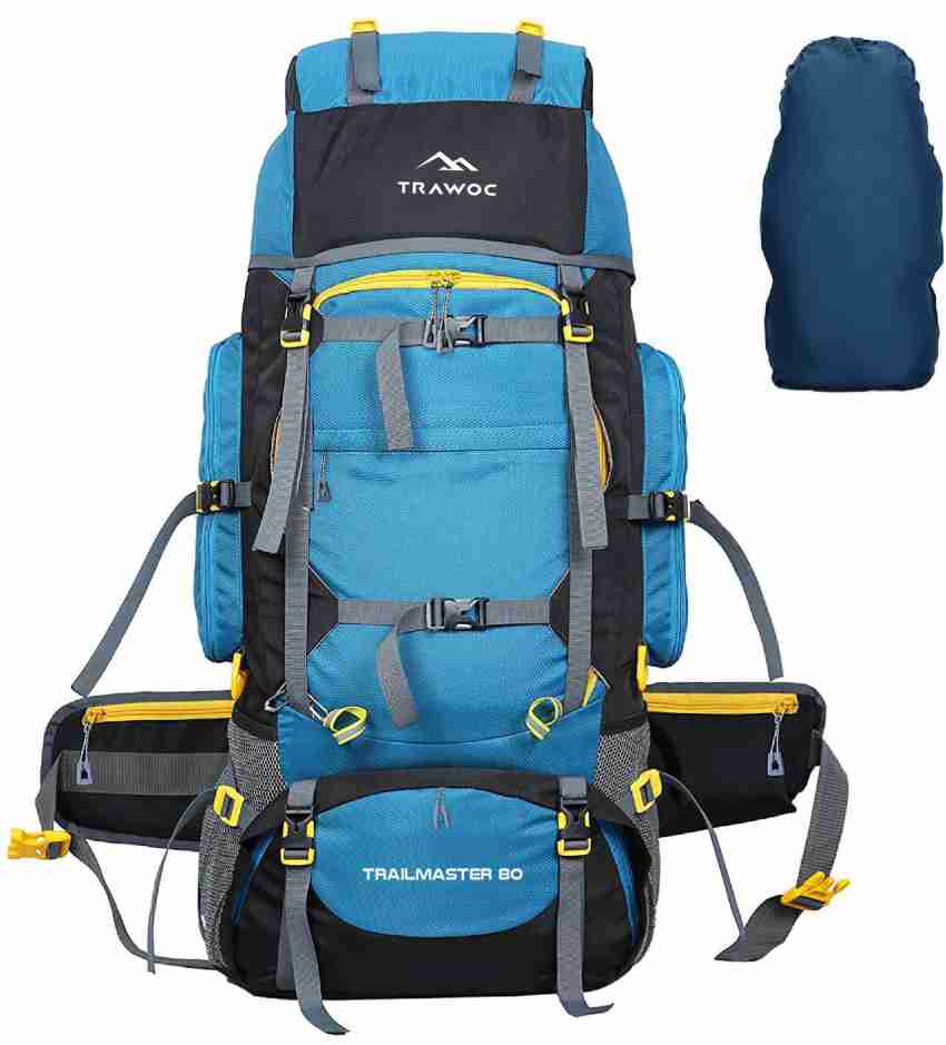 TRAWOC Trekking Bag Hiking Backpack Travel Backpack, 3 Year Warranty  Rucksack - 80 L