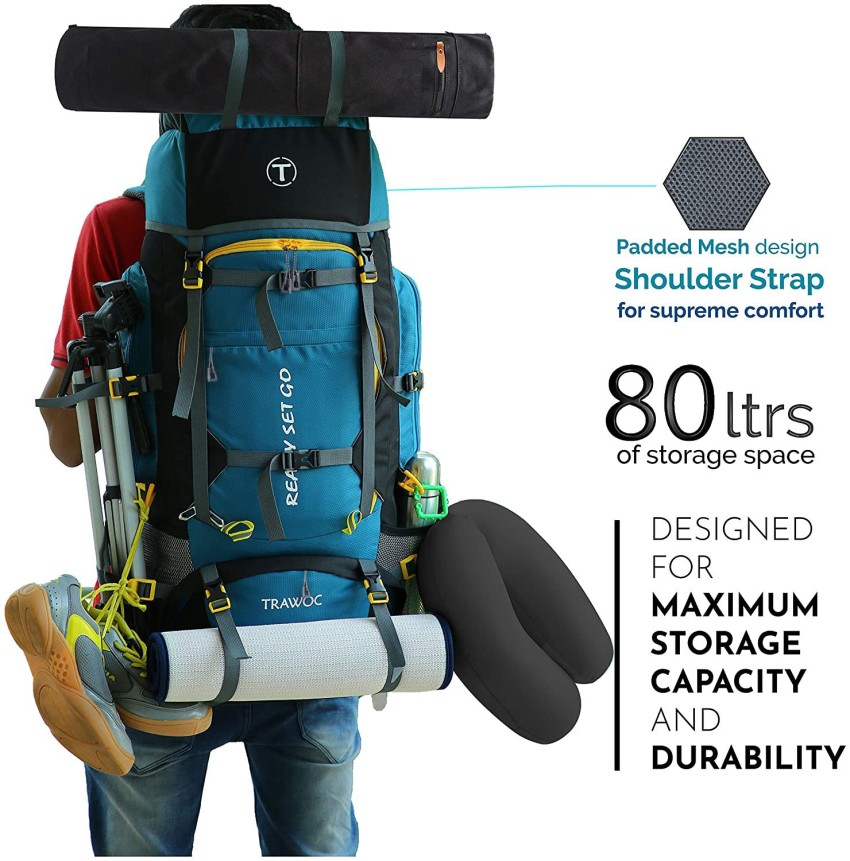 Buy Alfisha Travel Backpack Hiking Trekking Bag Camping Rucksack Online at  Best Prices in India  JioMart