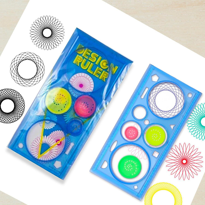 Flipkart THE SECRETSONE Spirograph Design Scale Set Spirograph Geometric Ruler Drafting Tool Toy Ruler