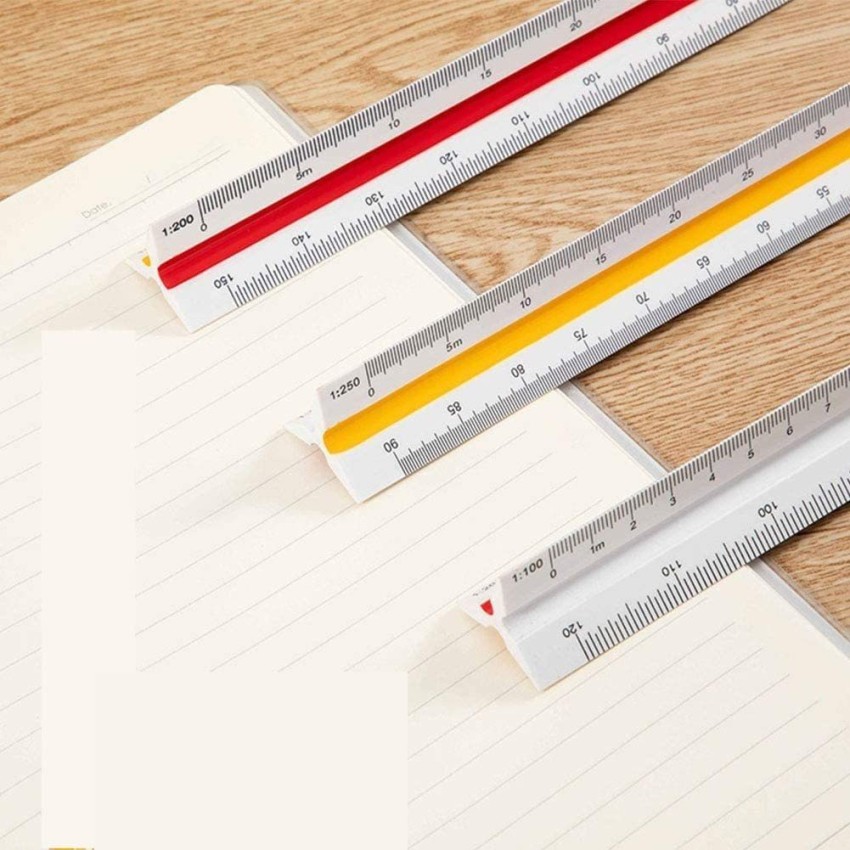 1PC examination drawing ruler Straight Line Stencil woodworking line ruler