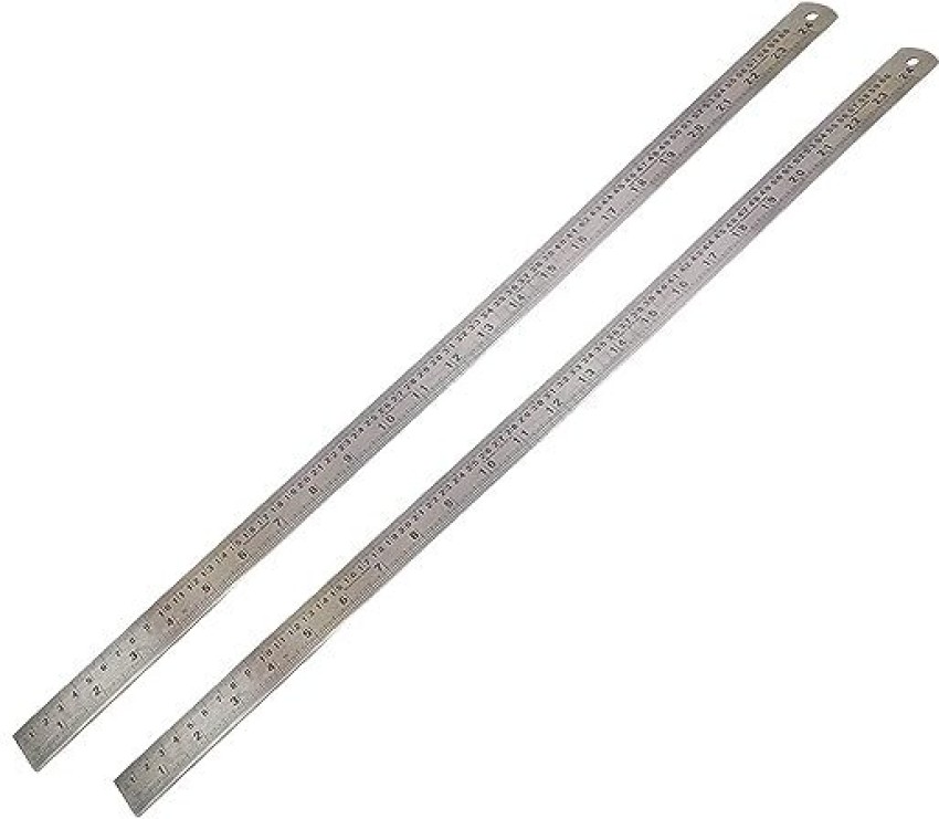 2pc 6 inch / 150mm Stainless Steel Rulers