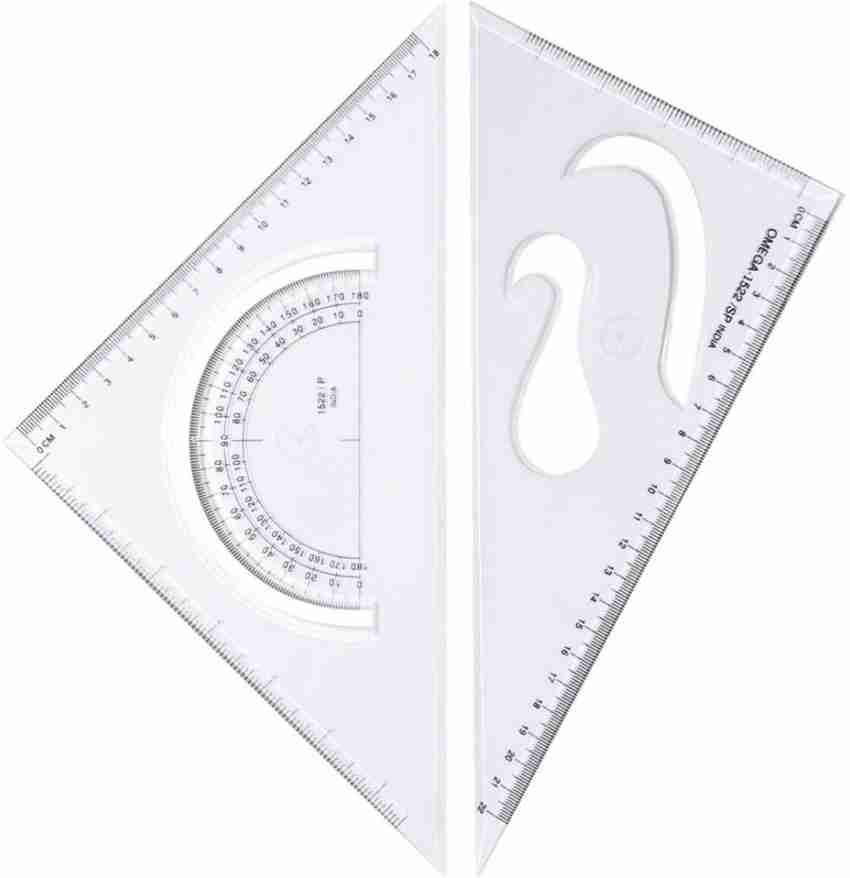 Use of set square store in engineering drawing