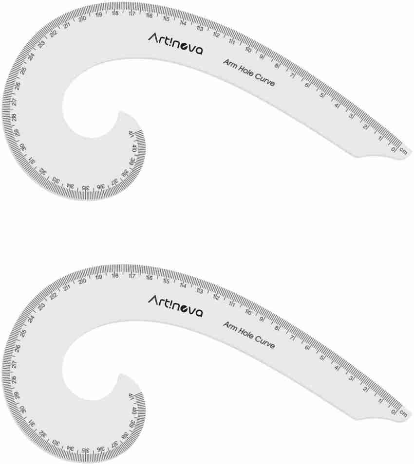 Artinova Armhole French Curve Set of 2 with Marking