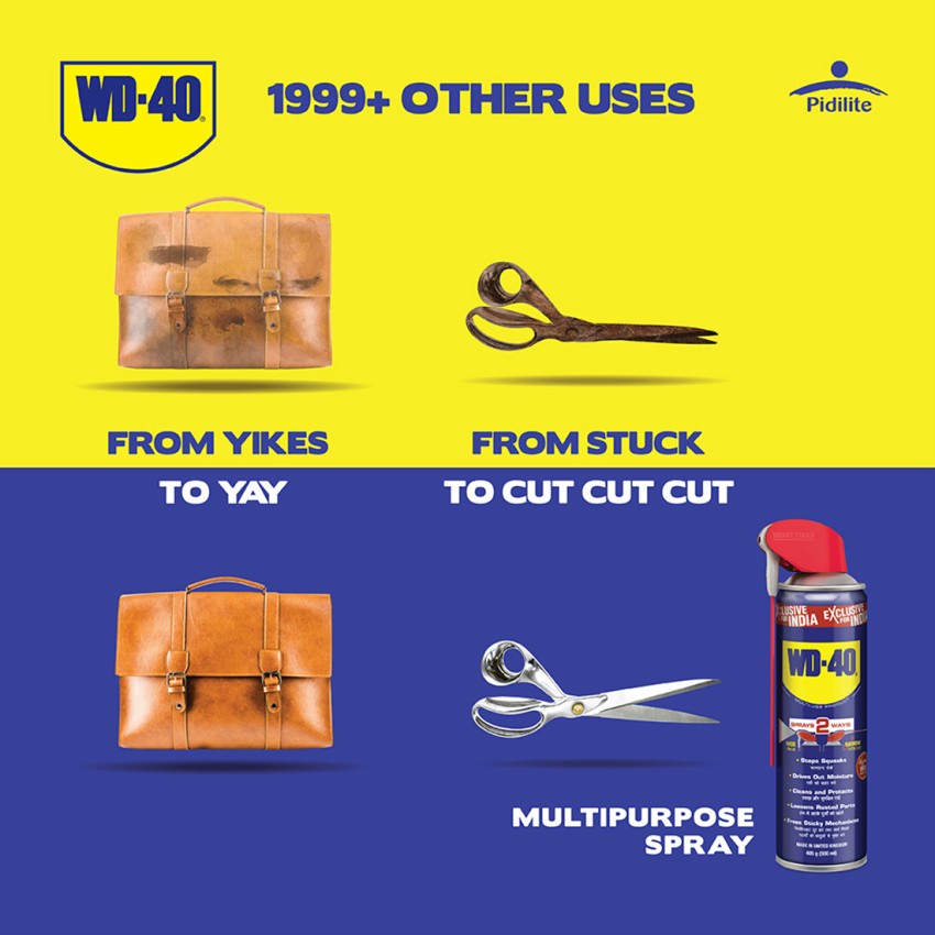 WD40 Multipurpose SmartStraw Spray for Rust Removal,Sticky  Residue,Descaling,Cleaning Rust Removal Aerosol Spray Price in India - Buy  WD40 Multipurpose SmartStraw Spray for Rust Removal,Sticky  Residue,Descaling,Cleaning Rust Removal Aerosol Spray