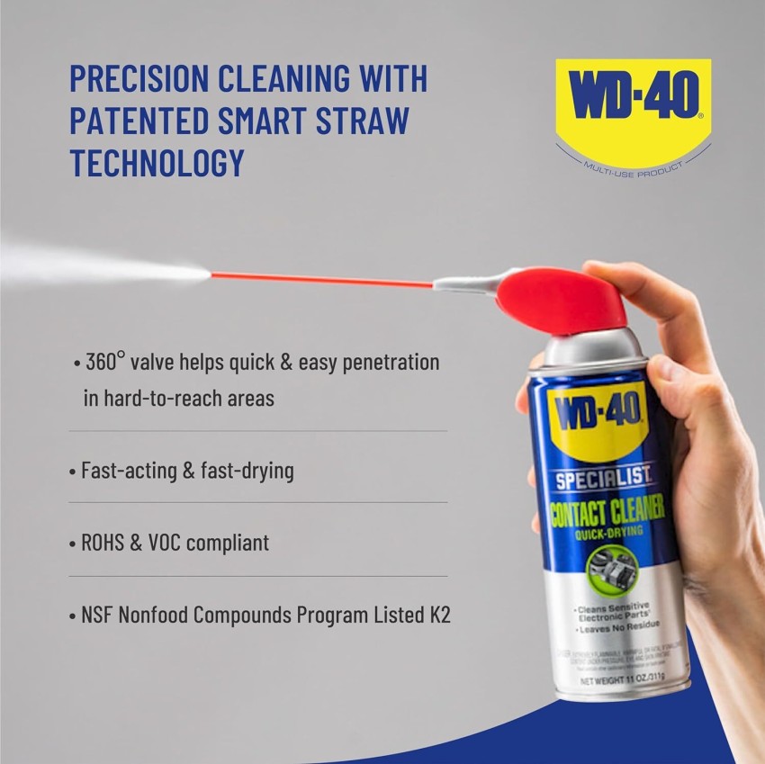 WD40 Multipurpose SmartStraw Spray for Rust Removal,Sticky  Residue,Descaling,Cleaning Rust Removal Aerosol Spray